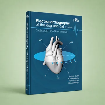 Cover of Electrocardiography of the dog and cat. Diagnosis of arrhythmias